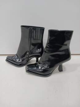 Jeffery Campbell Women's Black Patent Leather Heeled Boots Size 6 alternative image