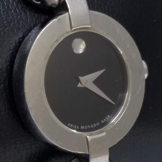 Movado Rondilo 10447988 24mm Sapphire Crystal Museum Dial Watch 48.0g image number 4