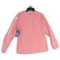 NWT Columbia Womens Pink Omni Shade Sun Deflector Long Sleeve Pullover T-Shirt L image number 2