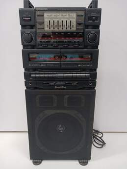 Vintage SoundDesign AM/FM Receiver Dual Cassette Sing Along System Model 834SAK
