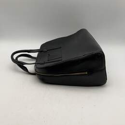 Kate Spade Womens Black Leather Bottom Stud Zipper Top Handle Handbag Purse alternative image
