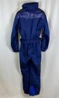 Spyder Womens Picabo Blue Belted Straight Leg Ski-Onezip One-Piece Snowsuit Sz 6 image number 2