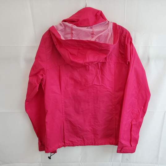 Columbia Full Zip Up Pink Nylon Hooded Outdoor Jacket Size M image number 2