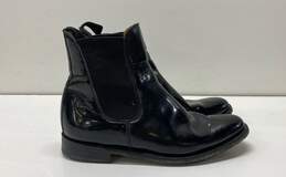 Northamptonshire Black Patent Leather Chelsea Ankle Boots Men's Size 7.5 M