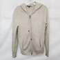 Neiman Marcus Cashmere Light Gray Zip Up Hoodie Size S image number 1