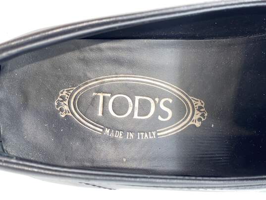 Authentic Tod's Mens Black Shoes Size 6.5 image number 8