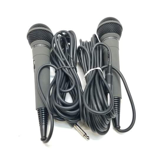 Bundle of 2 Optimus Dynamic Microphone 33-3018 image number 1