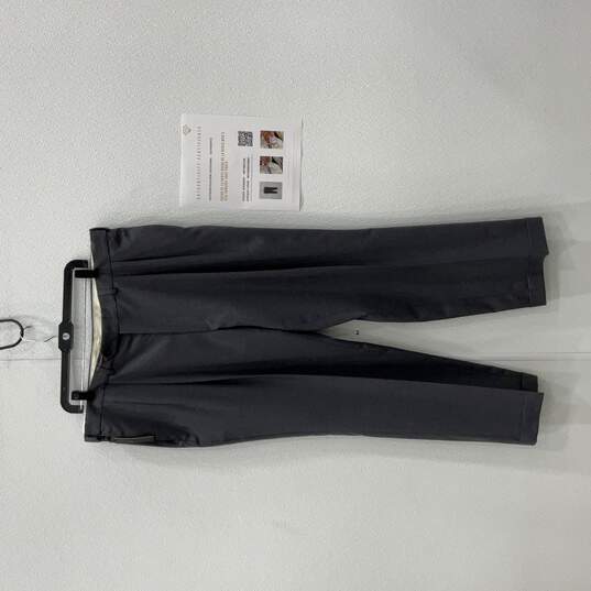 NWT Oscar De La Renta Mens Gray Pleated Dress Pants Size 40Wx30L With COA image number 1
