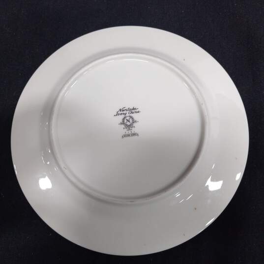 9 Noritake Asian Song Ivory China Salad Plates image number 4