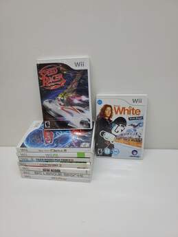 x9 VTG Nintendo Untested P/R* Wii Games Speed Racer Shaun White Snowboarding+