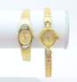 Ladies Vintage Wittnauer Geneve Diamond Accent & RGP Jeweled Wrist Watches 36.0g image number 1