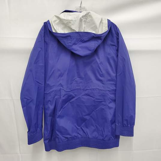 The North Face 100% Nylon Purple Rain Jacket w Hood Size S/P image number 2