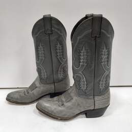 Abilene Men's Grey Western Boots  Size 7C alternative image