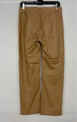 Hollister Tan Faux Leather Pants - Size 3R alternative image