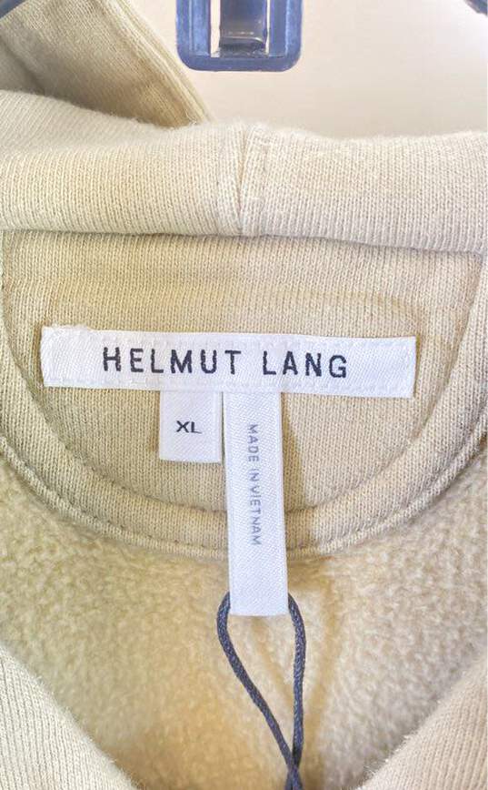 Helmut Lang Beige Short Sleeve Hoodie - Size X Large image number 3