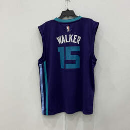 Mens Purple NBA Charlotte Hornets Kemba Walker #15 Basketball Jersey Sz XL alternative image
