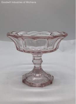 Virginia Pink Compote by Fostoria