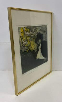 Born Again Color Viscosity Etching Print by Stephen Hansen Signed. 1976 alternative image