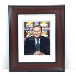 Framed, Matted & Signed 8" x 10" Photo of Tim Russert-Former MSNBC Journalist alternative image