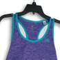 Adidas Womens Purple Space Dye Scoop Neck Sleeveless Pullover Tank Top Size S image number 3