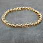 14K Yellow Gold 0.90 CTTW Round Diamond Tennis Bracelet 10.5g image number 1