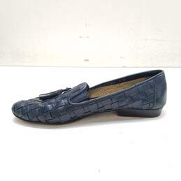 Cole Haan Woven Leather Blue Flats Women's Size 6 (F1385) alternative image