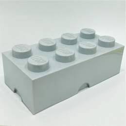 LEGO Brand 8-Stud Gray Plastic Storage Container