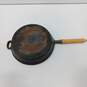 Cast Iron Fry Pan With Wood Handle image number 2