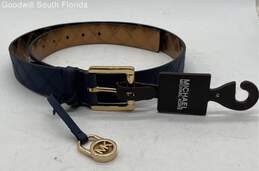 Michael Kors Navy Blue Womens Belt Size M With Tags