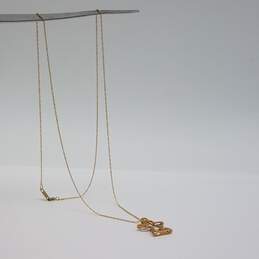 10k Gold Diamond Accent Angel Pendant Necklace 1.1g alternative image