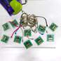 Vintage Working Tiger Hit Clips Purple Green Boombox Player W/ 10 Clips image number 4