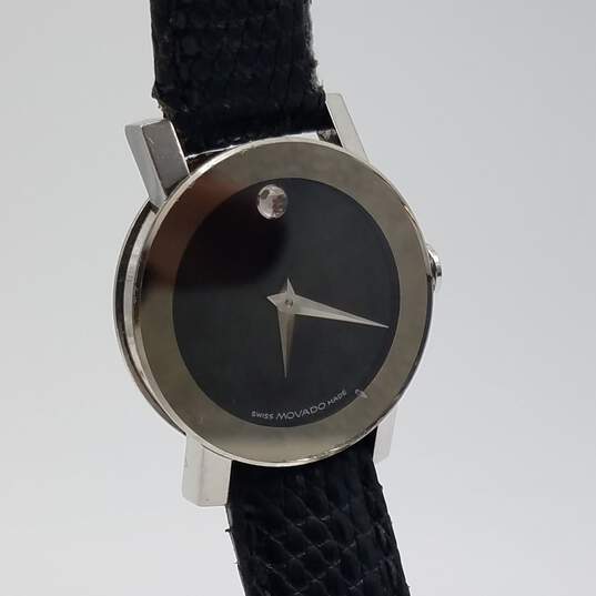 Movado Swiss 84-G3-1852 25mm Museum  Analog Leather Watch 20g image number 8