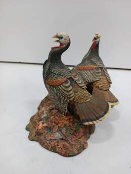 The Danbury Mint Autumn Rivals Turkey's Figurine alternative image
