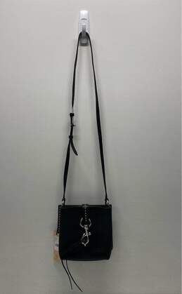 Rebecca Minkoff Leather Crossbody Bag Black, Silver alternative image