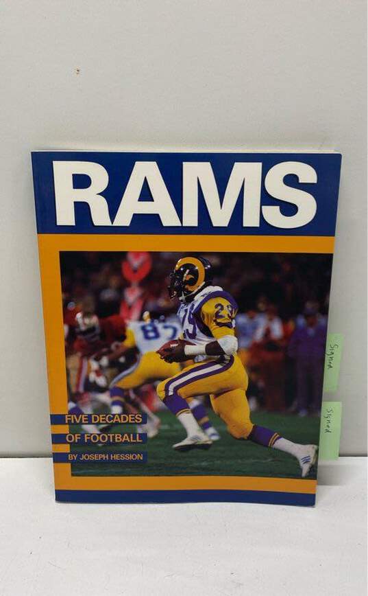 Los Angeles Rams - Five Decades of Football by J. Hession- Signed by Former Rams image number 1