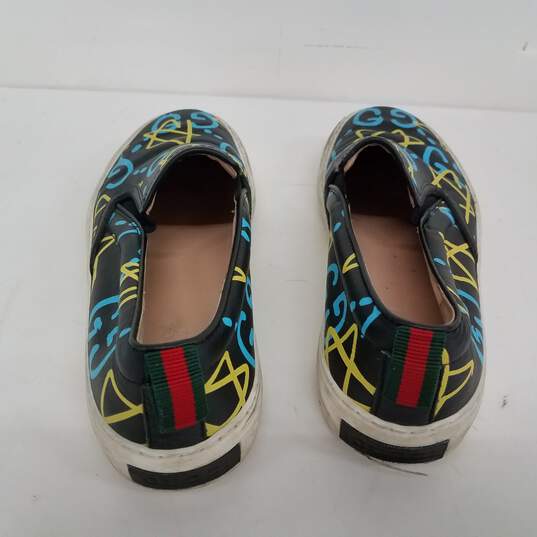 Gucci Ghost Print Slip-On Shoes Size 36 Authenticated image number 4