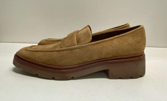 Vince. Men's Eston Tan Suede Slip-On Loafers Sz. 10M image number 1