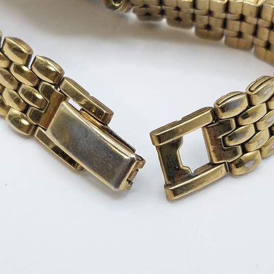 Vintage design Citizen 23mm Case Size Gold Tone Bracelet Stainless Steel Quartz Watch image number 5