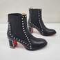 Christian Louboutin Women's Out Line Spike Black Chelsea Boots Size 7.5 w/COA image number 4
