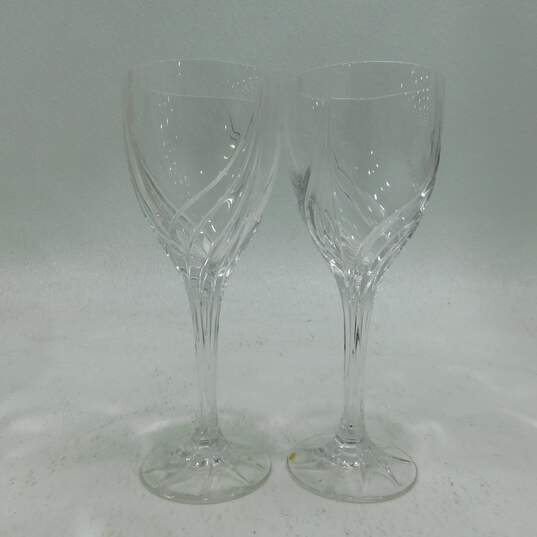 Lenox Crystal Debut Wine Water Glasses 8 1/4" Set of 7 image number 3