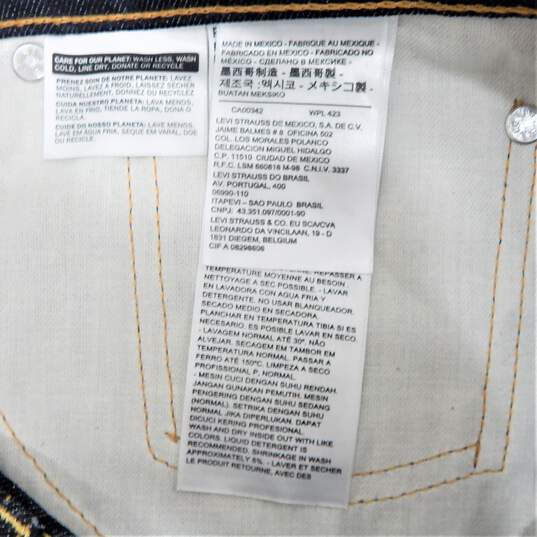 Levi's 541 Athletic Fit Stretch Raw Unwashed Denim Jeans W/ Tags Sz Men's 42x34 image number 5