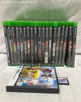 Lot of 21 Games ( 19 Xbox ONE, 2 Nintendo DS)