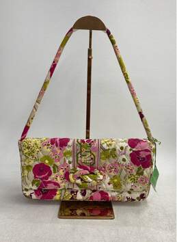 Vera Bradley Pink Flowers Knot just a Clutch Make Me Bluch NWT