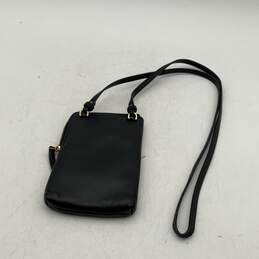 Tory Burch Womens Phone Wallet Crossbody Bag Inner Pocket Black Leather alternative image