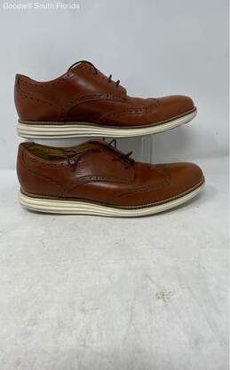 Cole Haan Mens Original Grand C22793 Brown Wingtip Oxford Dress Shoes Size 10 M alternative image