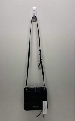 Rebecca Minkoff Leather Crossbody Bag Black, Silver