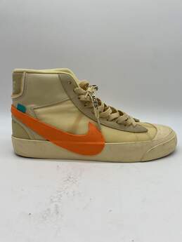Authentic Nike Off-White x Blazer Mid All Hallows Eve Beige Athletic Shoe M 10