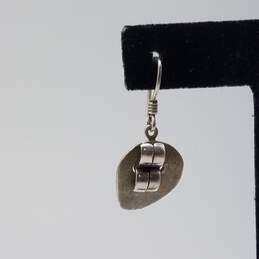 Modern Sterling Silver Hematite Dangle Earring Bundle 2pcs 17.9g alternative image