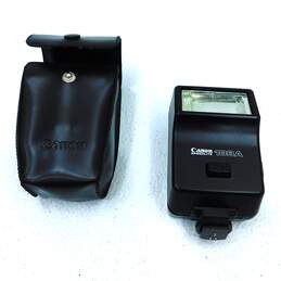 Canon AE-1 35mm SLR Film Camera w/ 50mm Lens & Speedlite Flash alternative image