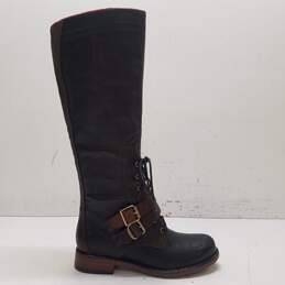 Timberland Lucille Brown Leather Riding Boots Women's Size 5